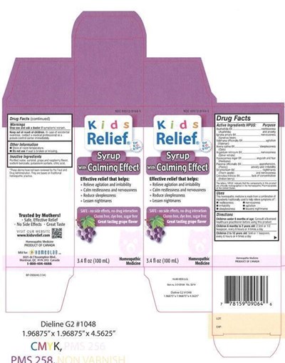 kids relief calming effect box 5panel.jpg image of carton - kids relief calming effect box 5panel